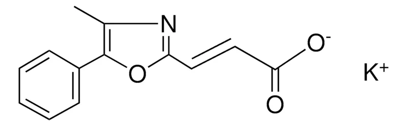 Sigma-Aldrich 3-(4-METHYL-5-PHENYL-2-OXAZOLYL)ACRYLIC ACID, POTASSIUM SALT,AldrichCPR