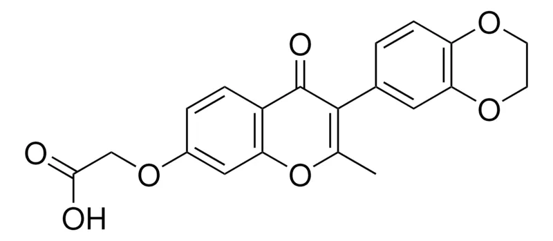 Sigma-Aldrich (3-(2,3-2H-BENZO(1,4)DIOXIN-6-YL)-2-METHYL-4-OXO-4H-CHROMEN-7-YLOXY)-ACETIC ACID,AldrichCPR