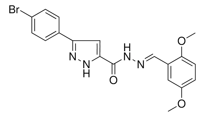 Sigma-Aldrich 5-(4-BR-PH)-2H-PYRAZOLE-3-CARBOXYLIC ACID (2,5-DIMETHOXY-BENZYLIDENE)-HYDRAZIDE,AldrichCPR