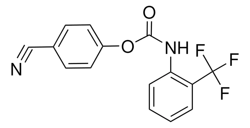 Sigma-Aldrich 4-CYANOPHENYL N-(2-TRIFLUOROMETHYLPHENYL)CARBAMATE,AldrichCPR