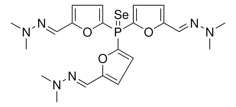 Sigma-Aldrich (2E,2'E,2''E)-2,2',2''-(5,5',5''-PHOSPHOROSELENOYLTRIS(FURAN-5,2-DIYL)TRIS(METHAN-1-YL-1-YLIDENE))TRIS(1,1-DIMETHYLHYDRAZINE)，AldrichCPR