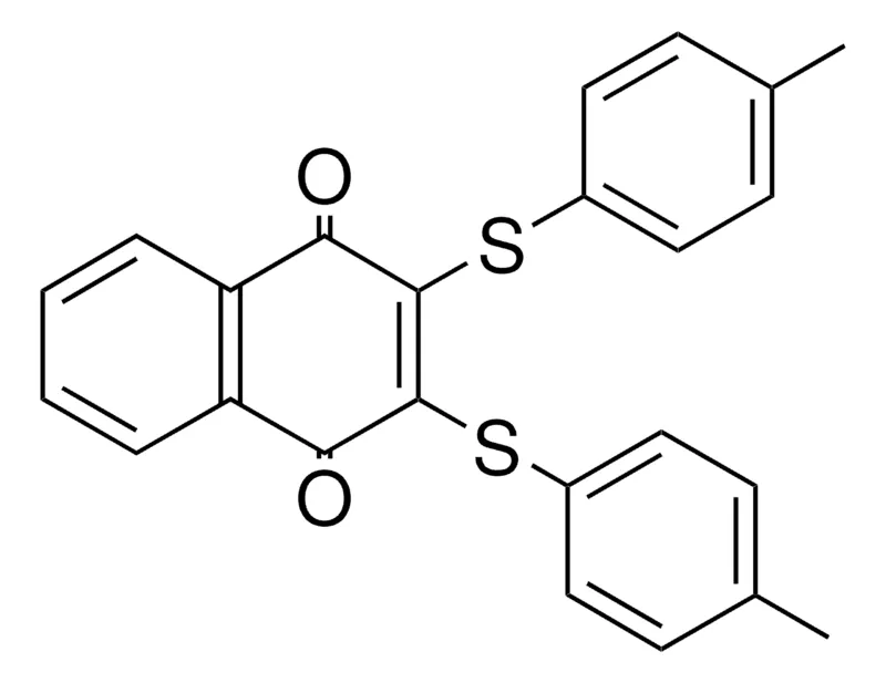 Sigma-Aldrich Q134 2,3-BIS(4-METHYLPHENYLTHIO)-1,4-NAPHTHOQUINONE,AldrichCPR