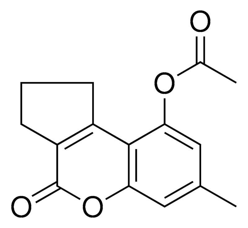 Sigma-Aldrich ACETIC ACID 7-METHYL-4-OXO-1,2,3,4-TETRAHYDRO-CYCLOPENTA(C)CHROMEN-9-YL ESTER,AldrichCPR
