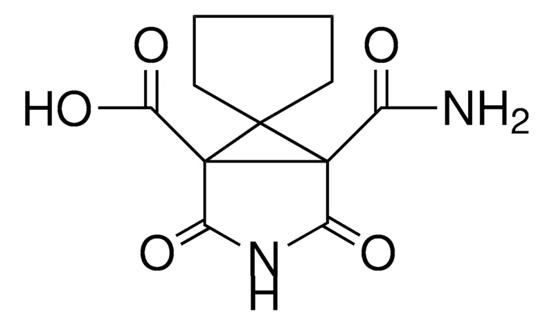 Sigma-Aldrich 2,4-DIOXOSPIRO(3-AZABICYCLO(3.1.0)HEXANE-6,1'-CYCLOPENTANE)1,5-DICARBOXAMIC ACID,AldrichCPR