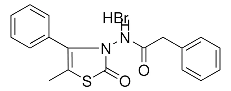 Sigma-Aldrich N-(5-METHYL-2-OXO-4-PHENYL-1,3-THIAZOL-3(2H)-YL)-2-PHENYLACETAMIDE HYDROBROMIDE,AldrichCPR