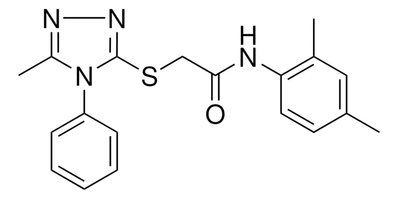 Sigma-Aldrich N-(2,4-DIMETHYLPHENYL)-2-((5-ME-4-PHENYL-4H-1,2,4-TRIAZOL-3-YL)THIO)ACETAMIDE,AldrichCPR