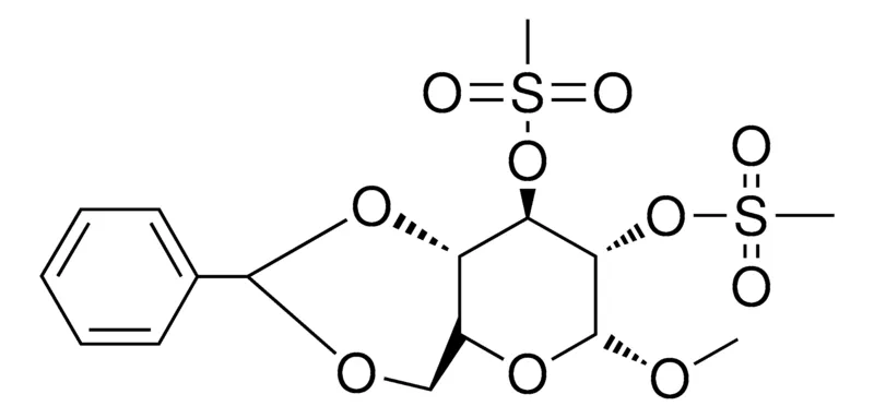 Sigma-Aldrich METHYL 4,6-O-BENZYLIDENE-2,3-BIS-O-(METHYLSULFONYL)-ALPHA-L-GLUCOPYRANOSIDE，AldrichCPR