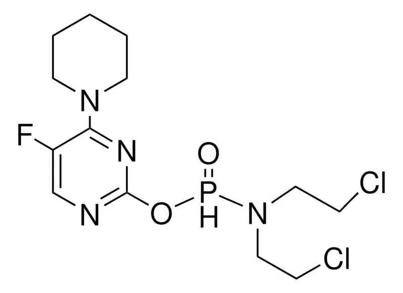 Sigma-Aldrich 5-FLUORO-4-(1-PIPERIDINYL)-2-PYRIMIDINYL N,N-BIS(2-CHLOROETHYL)PHOSPHONAMIDOATE,AldrichCPR
