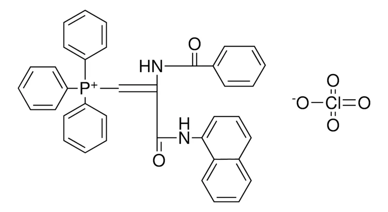Sigma-Aldrich (BENZOYLAMINO-(NAPHTHALEN-YLCARBAMOYL)-VINYL)-TRIPHENYL-PHOSPHONIUM, PERCHLORATE,AldrichCPR