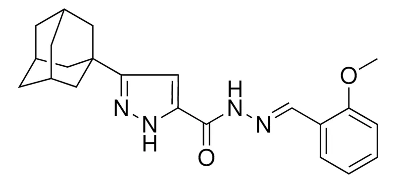 Sigma-Aldrich 5-ADAMANTAN-1-YL-2H-PYRAZOLE-3-CARBOXYLIC ACID (2-METHOXY-BENZYLIDENE)-HYDRAZIDE,AldrichCPR