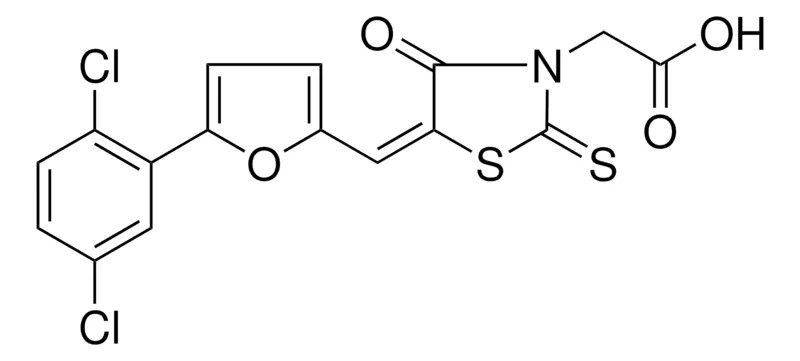 Sigma-Aldrich ((5E)-5-{[5-(2,5-DICHLOROPHENYL)-2-FURYL]METHYLENE}-4-OXO-2-THIOXO-1,3-THIAZOLIDIN-3-YL)ACETIC ACID，AldrichCPR