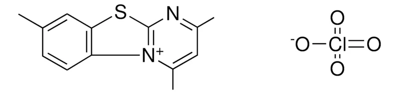 Sigma-Aldrich 2,4,7-TRIMETHYL-9-THIA-1-AZA-4A-AZONIA-FLUORENE, PERCHLORATE,AldrichCPR