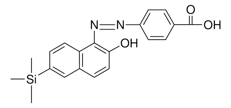 Sigma-Aldrich 4-(2-HYDROXY-6-(TRIMETHYLSILYL)-1-NAPHTHYLAZO)BENZOIC ACID,AldrichCPR
