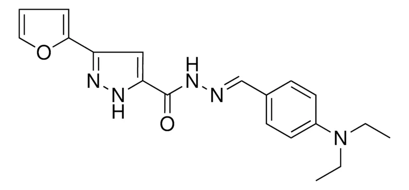 Sigma-Aldrich 5-FURAN-2-YL-2H-PYRAZOLE-3-CARBOXYLIC ACID (4-DIETHYLAMINO-BENZYLIDENE)HYDRAZIDE,AldrichCPR