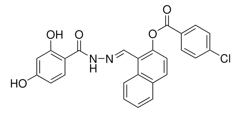 Sigma-Aldrich 1-(2-(2,4-DIHYDROXYBENZOYL)CARBOHYDRAZONOYL)-2-NAPHTHYL 4-CHLOROBENZOATE，AldrichCPR