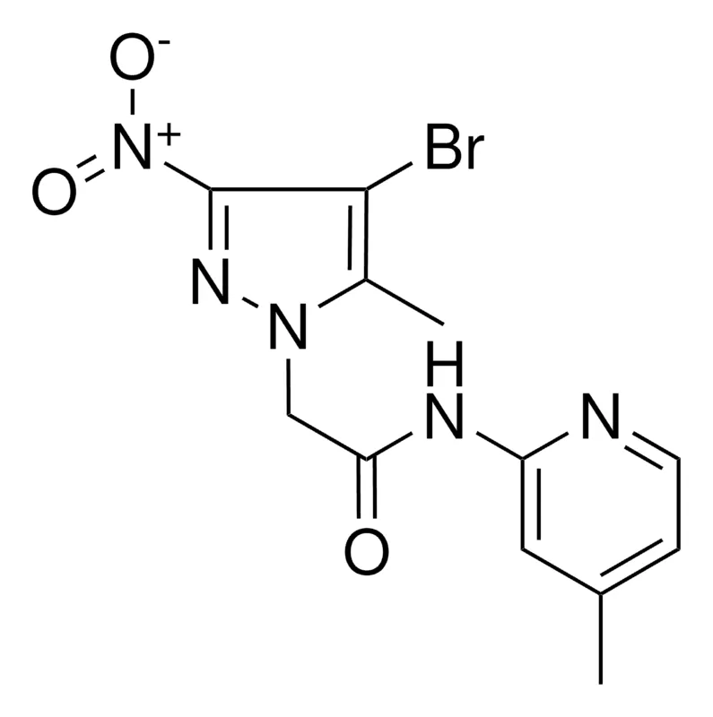 Sigma-Aldrich 2-(4-BROMO-5-METHYL-3-NITRO-PYRAZOL-1-YL)-N-(4-METHYL-PYRIDIN-2-YL)-ACETAMIDE,AldrichCPR
