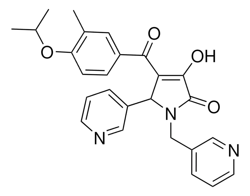 Sigma-Aldrich 3-HYDROXY-4-(4-ISOPROPOXY-3-METHYLBENZOYL)-5-(3-PYRIDINYL)-1-(3-PYRIDINYLMETHYL)-1,5-DIHYDRO-2H-PYRROL-2-ONE,AldrichCPR