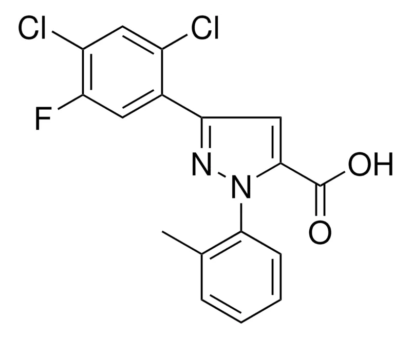 Sigma-Aldrich 3-(2,4-DICHLORO-5-FLUOROPHENYL)-1-(2-METHYLPHENYL)-1H-PYRAZOLE-5-CARBOXYLIC ACID,AldrichCPR