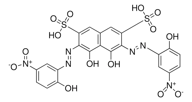 Sigma-Aldrich 3,6-BIS(2-HYDROXY-5-NITROPHENYLAZO)-4,5-DIHYDROXY-2,7-NAPHTHALENEDISULFONIC ACID,AldrichCPR