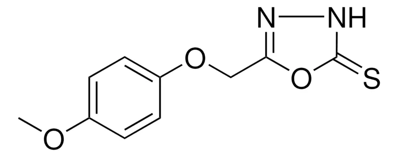 Sigma-Aldrich 5-((4-METHOXYPHENOXY)METHYL)-1,3,4-OXADIAZOLE-2(3H)-THIONE，AldrichCPR