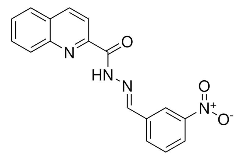 Sigma-Aldrich QUINOLINE-2-CARBOXYLIC ACID (3-NITRO-BENZYLIDENE)-HYDRAZIDE，AldrichCPR