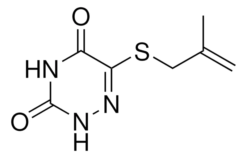 Sigma-Aldrich 6-((2-METHYL-2-PROPENYL)THIO)-1,2,4-TRIAZINE-3,5(2H,4H)-DIONE,AldrichCPR