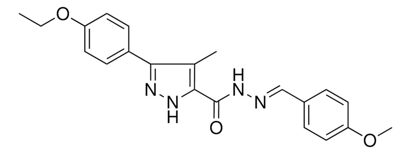Sigma-Aldrich 5-(4-ETHOXY-PH)-4-ME-2H-PYRAZOLE-3-CARBOXYLIC ACID (4-MEO-BENZYLIDENE)-HYDRAZIDE，AldrichCPR
