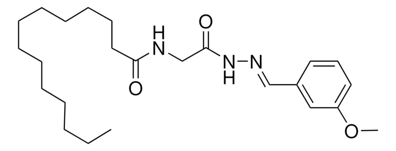 Sigma-Aldrich N-(2-(2-(3-METHOXYBENZYLIDENE)HYDRAZINO)-2-OXOETHYL)TETRADECANAMIDE,AldrichCPR