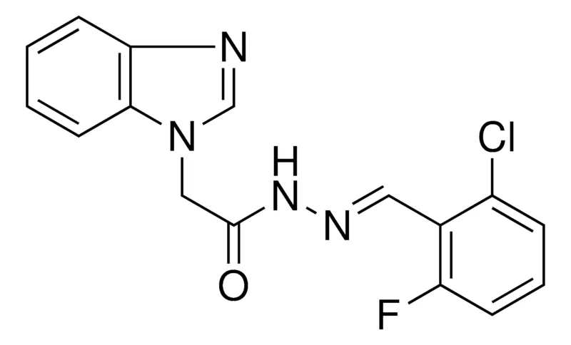 Sigma-Aldrich 2-BENZOIMIDAZOL-1-YL-ACETIC ACID (2-CHLORO-6-FLUORO-BENZYLIDENE)-HYDRAZIDE,AldrichCPR