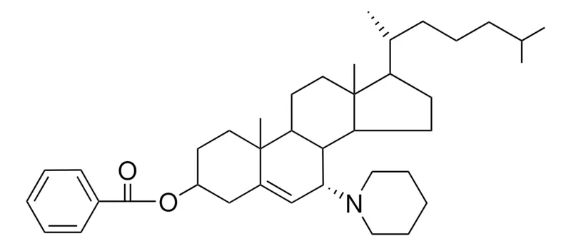 Sigma-Aldrich 7-ALPHA-PIPERIDINOCHOLEST-5-EN-3-BETA-YL BENZOATE,AldrichCPR