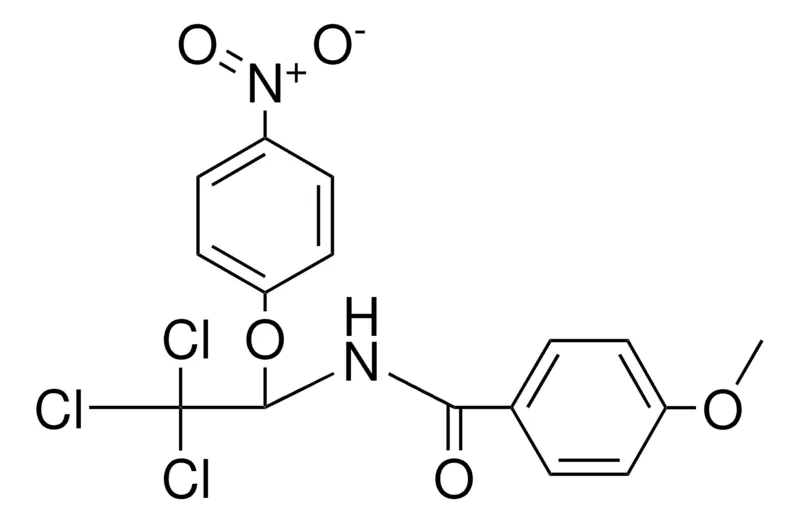 Sigma-Aldrich 4-METHOXY-N-(2,2,2-TRICHLORO-1-(4-NITRO-PHENOXY)-ETHYL)-BENZAMIDE,AldrichCPR