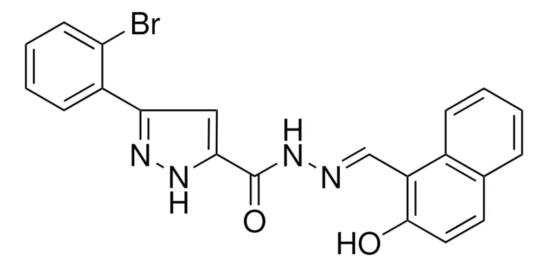 Sigma-Aldrich 3-(2-BROMOPHENYL)-N'-((2-HO-1-NAPHTHYL)METHYLENE)-1H-PYRAZOLE-5-CARBOHYDRAZIDE,AldrichCPR