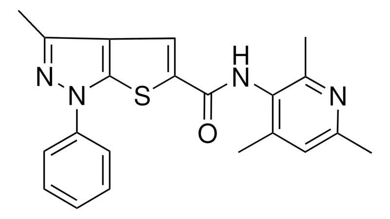 Sigma-Aldrich 3-ME-1-PH-N-(2,4,6-TRIMETHYL-3-PYRIDINYL)-1H-THIENO(2,3-C)PYRAZOLE-5-CARBOXAMIDE,AldrichCPR