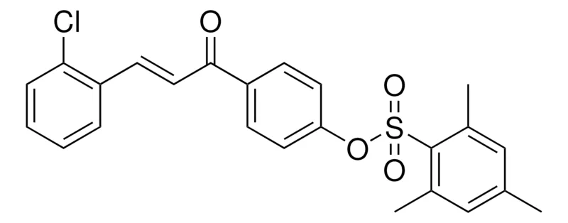 Sigma-Aldrich 2,4,6-TRIMETHYL-BENZENESULFONIC ACID 4-(3-(2-CL-PHENYL)-ACRYLOYL)-PHENYL ESTER,AldrichCPR
