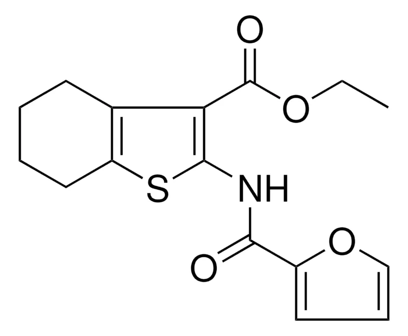 Sigma-Aldrich ETHYL 2-(2-FUROYLAMINO)-4,5,6,7-TETRAHYDRO-1-BENZOTHIOPHENE-3-CARBOXYLATE,AldrichCPR
