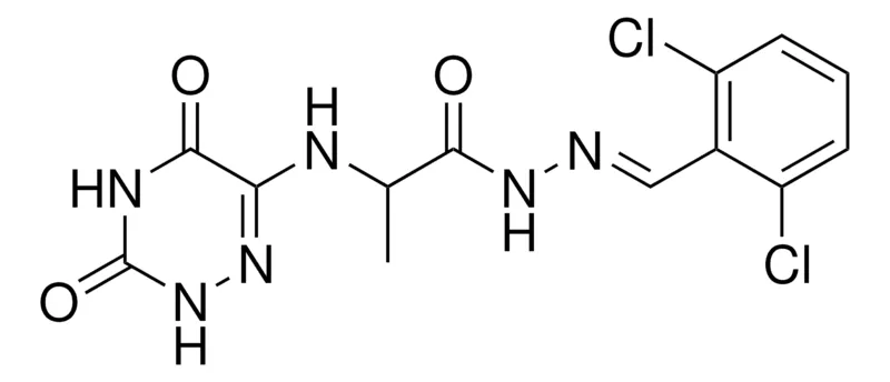 Sigma-Aldrich N'-[(E)-(2,6-DICHLOROPHENYL)METHYLIDENE]-2-[(3,5-DIOXO-2,3,4,5-TETRAHYDRO-1,2,4-TRIAZIN-6-YL)AMINO]PROPANOHYDRAZIDE，AldrichCPR