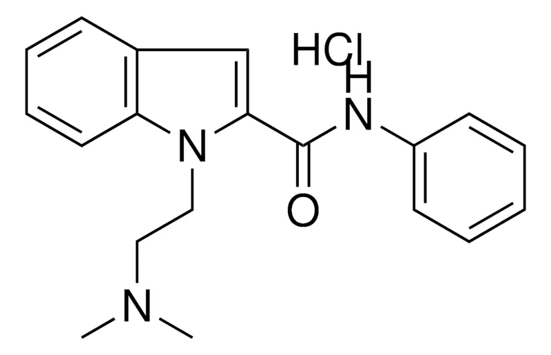 Sigma-Aldrich 1-(2-(DIMETHYLAMINO)ETHYL)-N-PHENYL-1H-INDOLE-2-CARBOXAMIDE HYDROCHLORIDE,AldrichCPR
