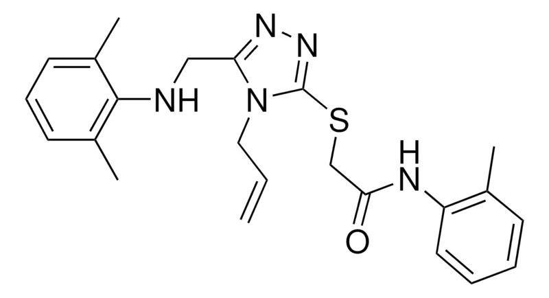 Sigma-Aldrich 2-({4-ALLYL-5-[(2,6-DIMETHYLANILINO)METHYL]-4H-1,2,4-TRIAZOL-3-YL}SULFANYL)-N-(2-METHYLPHENYL)ACETAMIDE，AldrichCPR