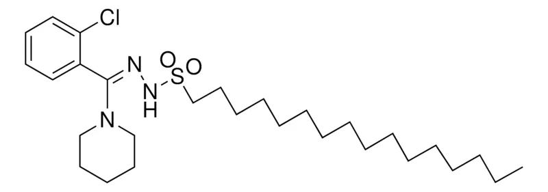 Sigma-Aldrich 1-HEXADECANESULFONIC ACID (2-CHLORO-ALPHA-PIPERIDINOBENZYLIDENE)-HYDRAZIDE,AldrichCPR