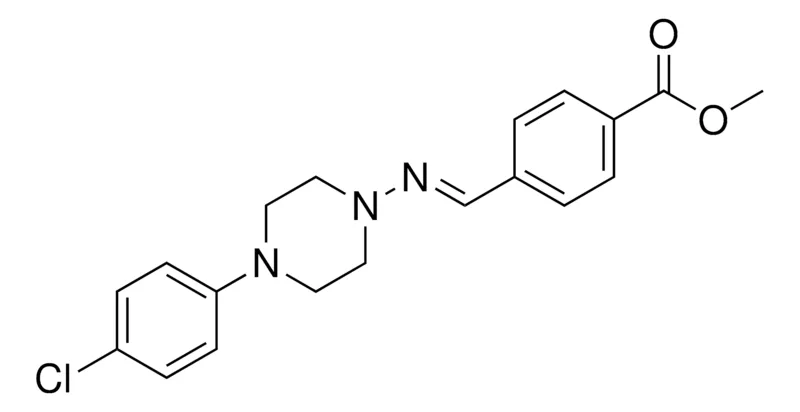 Sigma-Aldrich 4-((4-(4-CHLORO-PHENYL)-PIPERAZIN-1-YLIMINO)-METHYL)-BENZOIC ACID METHYL ESTER,AldrichCPR