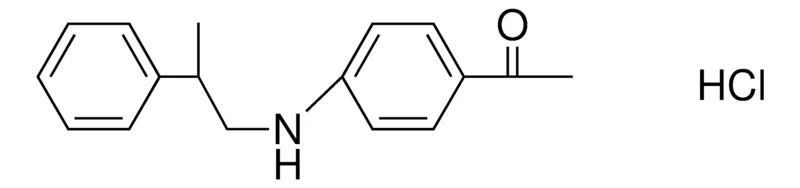 Sigma-Aldrich 4'-(ALPHA-METHYLPHENETHYLAMINO)ACETOPHENONE HYDROCHLORIDE,AldrichCPR