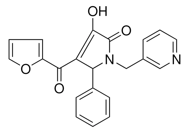 Sigma-Aldrich 4-(2-FUROYL)-3-HO-5-PHENYL-1-(3-PYRIDINYLMETHYL)-1,5-DIHYDRO-2H-PYRROL-2-ONE,AldrichCPR