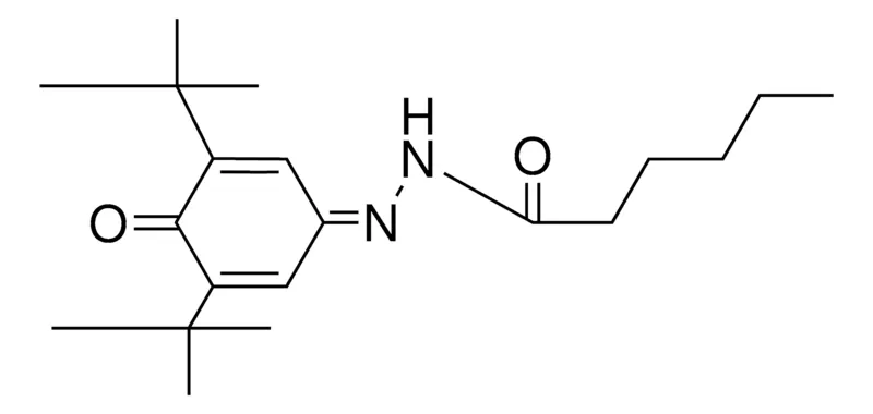 Sigma-Aldrich HEXANOIC ACID (3,5-DI-TERT-BUTYL-4-OXO-CYCLOHEXA-2,5-DIENYLIDENE)-HYDRAZIDE,AldrichCPR