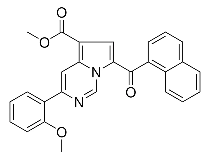 Sigma-Aldrich METHYL 3-(2-METHOXYPHENYL)-7-(1-NAPHTHOYL)PYRROLO(1,2-C)PYRIMIDINE-5-CARBOXYLATE，AldrichCPR