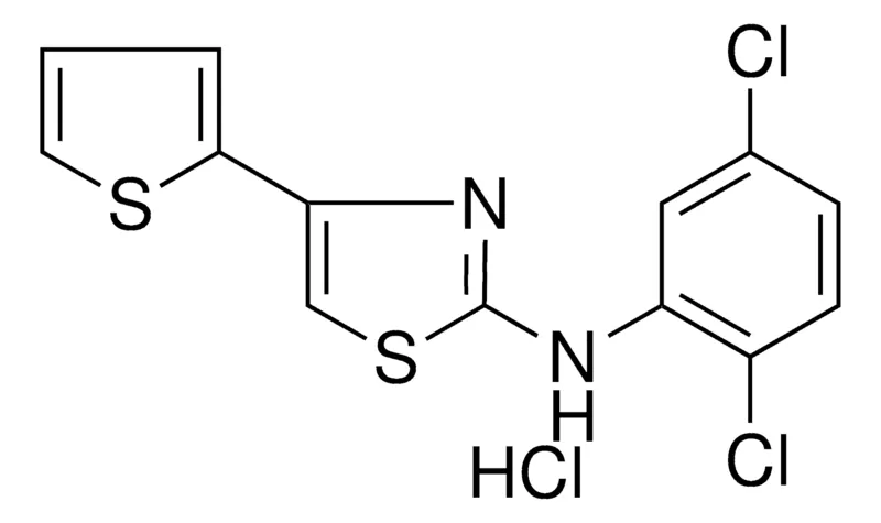 Sigma-Aldrich (2,5-DICHLORO-PHENYL)-(4-THIOPHEN-2-YL-THIAZOL-2-YL)-AMINE, HYDROCHLORIDE,AldrichCPR