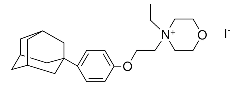 Sigma-Aldrich 4-(2-(4-ADAMANTAN-1-YL-PHENOXY)-ETHYL)-4-ETHYL-MORPHOLIN-4-IUM, IODIDE,AldrichCPR
