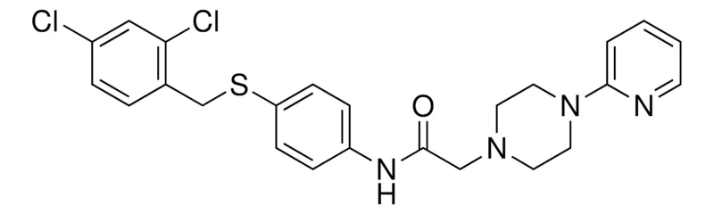 Sigma-Aldrich N-(4-((2,4-DICHLOROBENZYL)THIO)PH)-2-(4-(2-PYRIDINYL)-1-PIPERAZINYL)ACETAMIDE，AldrichCPR