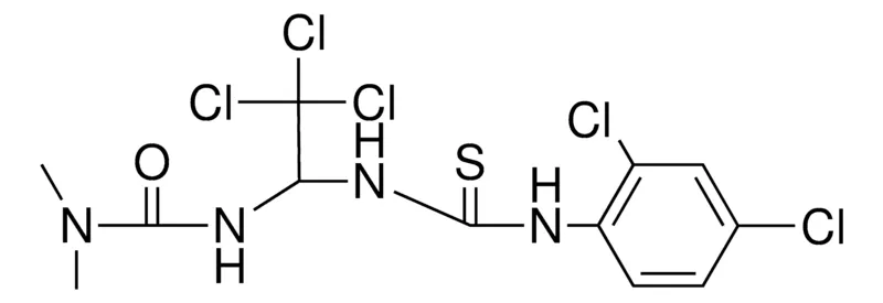 Sigma-Aldrich 1,1-DIMETHYL-3-(2,2,2-TRICHLORO-1-(3-(2,4-DICHLORO-PH)-THIOUREIDO)-ETHYL)-UREA，AldrichCPR