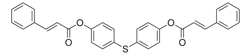 Sigma-Aldrich 3-PHENYL-ACRYLIC ACID 4-(4-(3-PHENYL-ACRYLOYLOXY)-PHENYLSULFANYL)-PHENYL ESTER,AldrichCPR