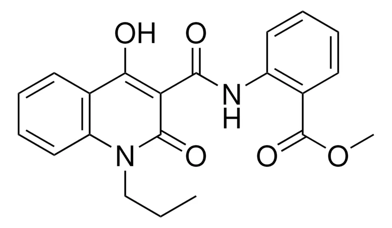 Sigma-Aldrich 2-((4-HO-2-OXO-1-PR-1,2-2H-QUINOLINE-3-CARBONYL)-AMINO)-BENZOIC ACID ME ESTER,AldrichCPR
